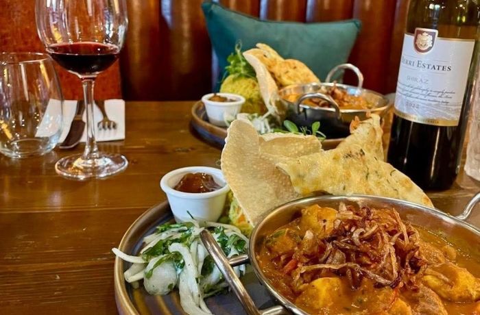 Curry dinners and wine