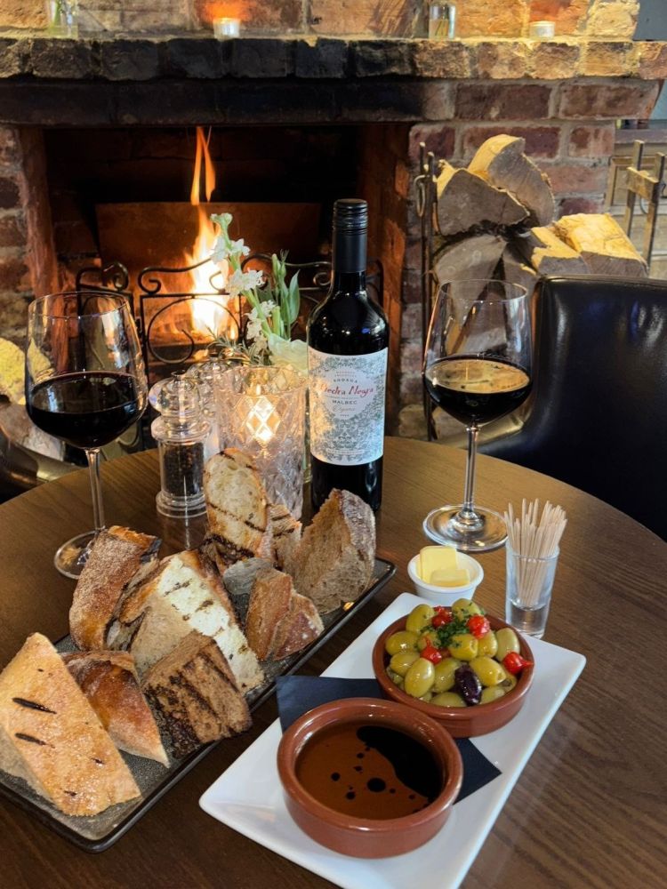 Starters and wine