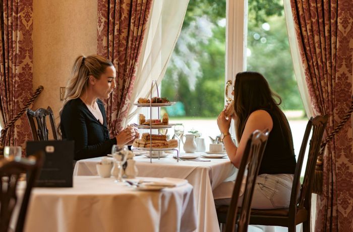 Two ladies for afternoon tea at farington lodge
