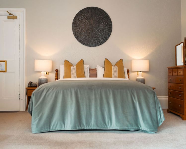 Double bedroom at farington lodge hotel