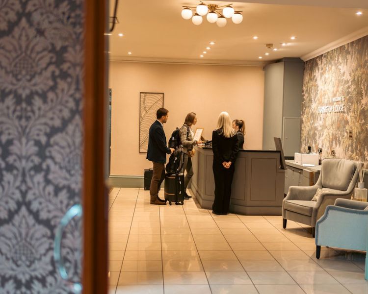 Reception at farington lodge hotel
