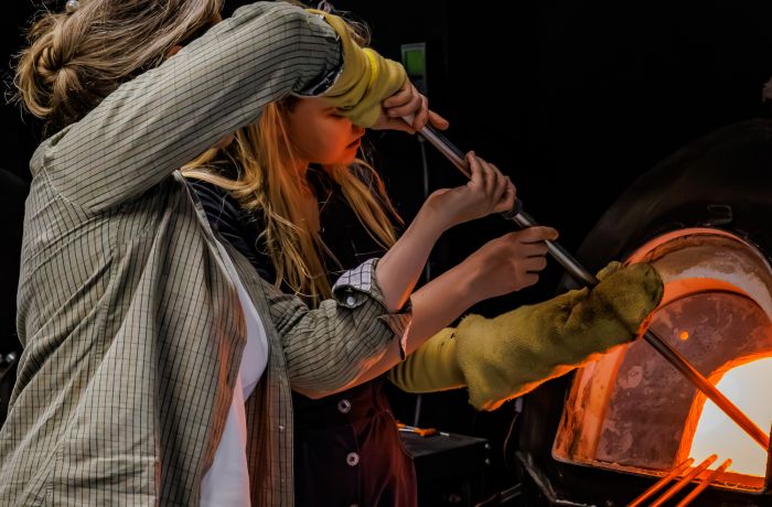 private glass blowing experience day