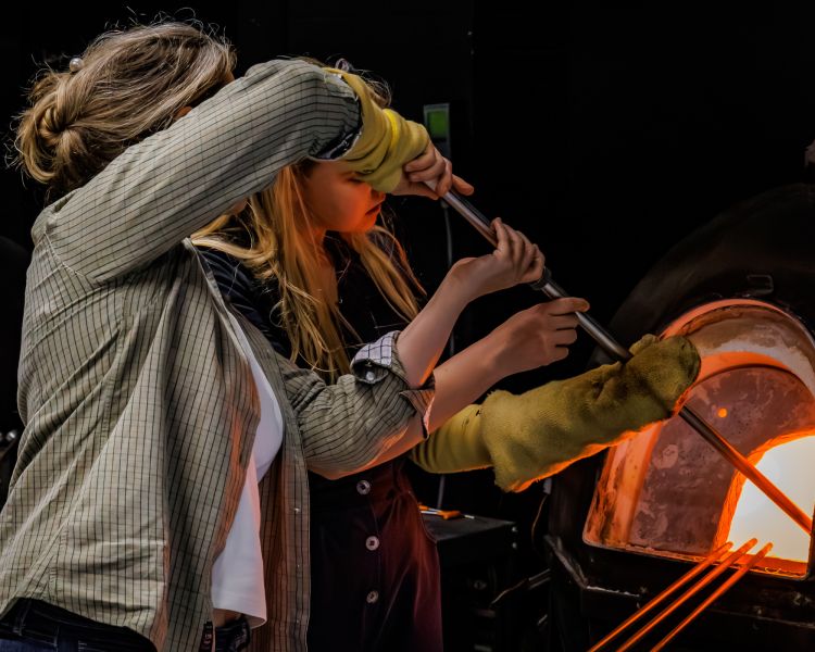 private glass blowing experience day