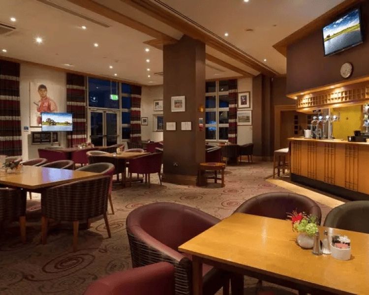 The bar area at the oxfordshire hotel