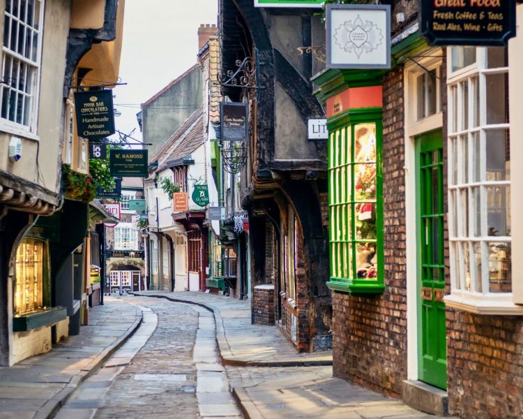the shambles seen on a historical walking tour in york