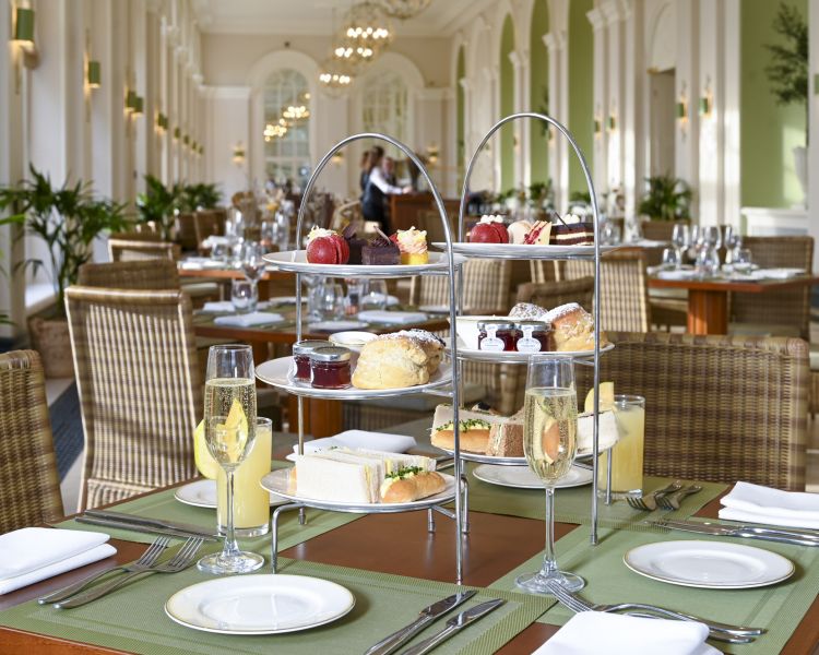 afternoon tea in the orangery at blenheim palace