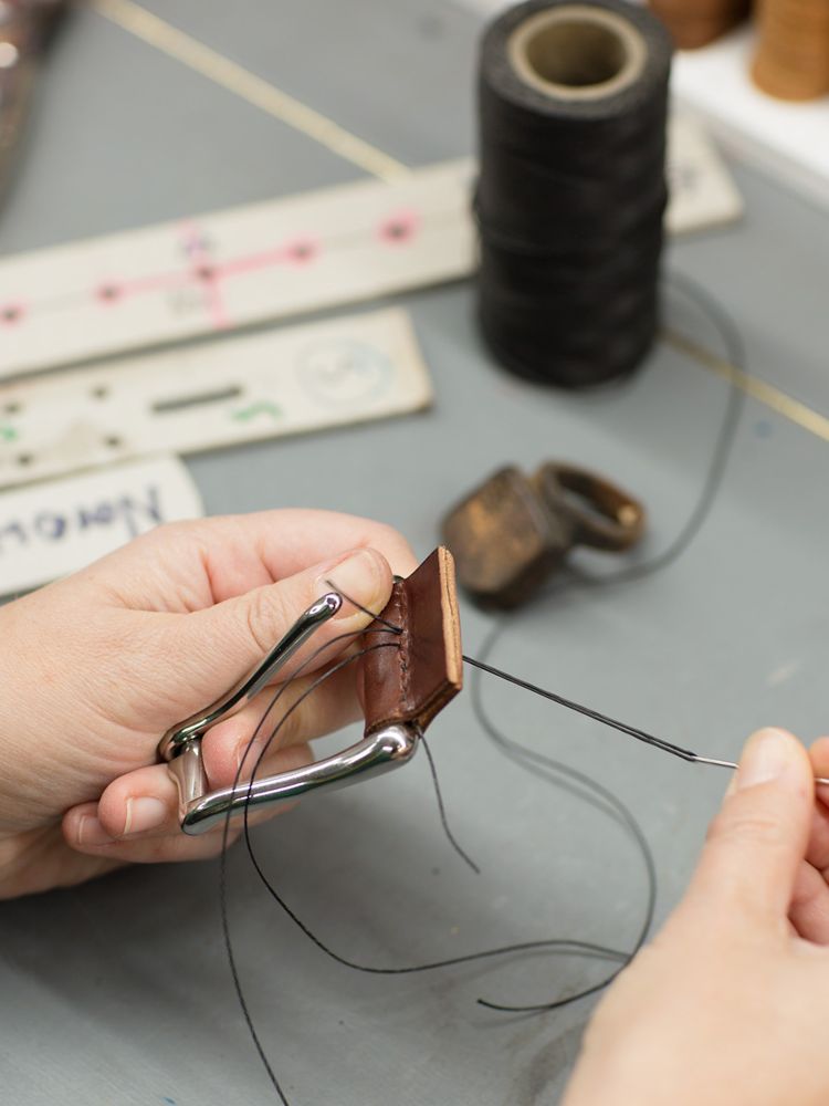 leather belt making workshop