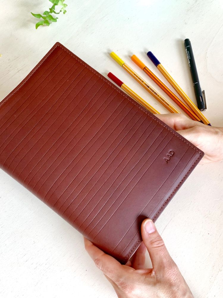 a5 leather book cover making workshop