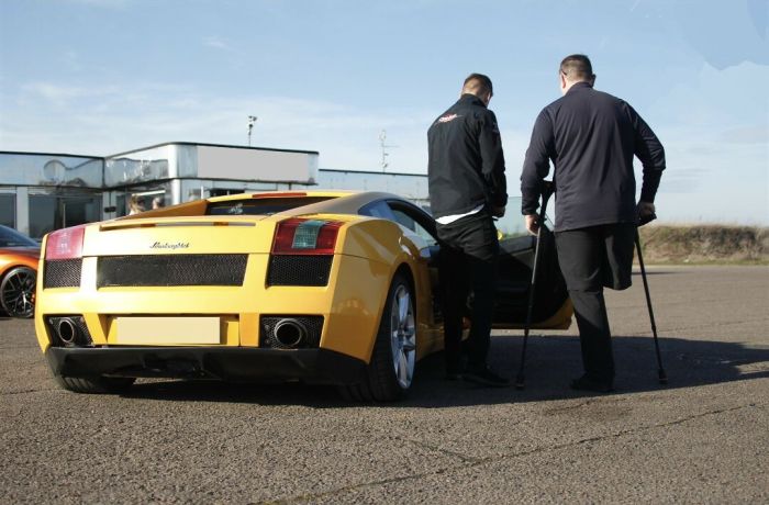 adapted supercar driving experience with ablenet