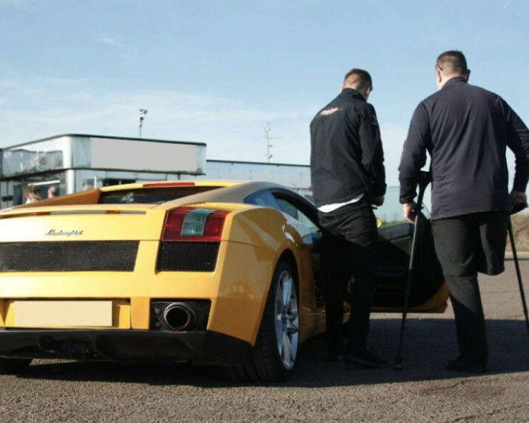 adapted supercar driving experience with ablenet