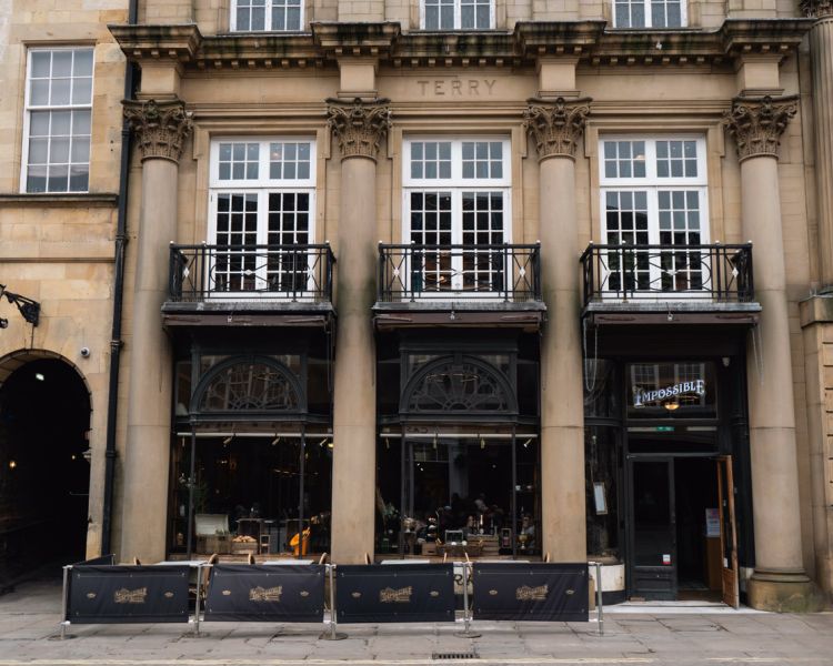 Exterior shot of impossible york restaurant