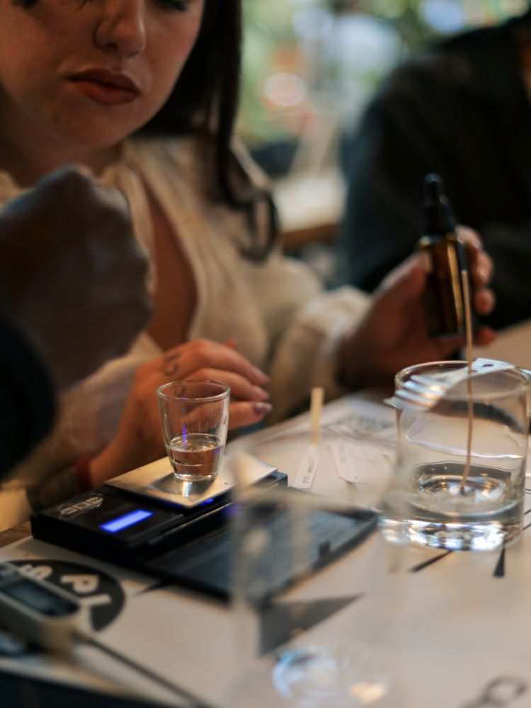 Measuring fragrance oils