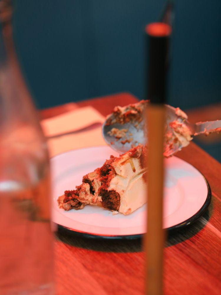 Dessert at italian supper club