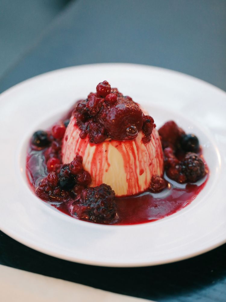 Italian dessert at supper club