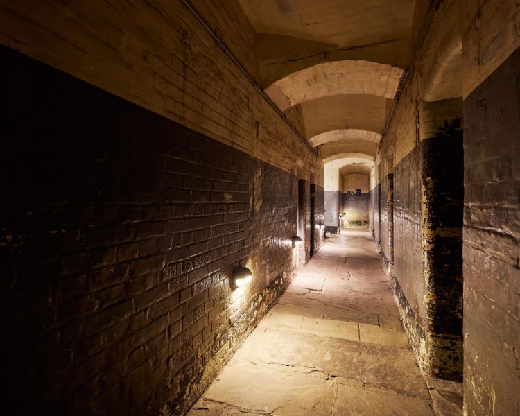 D Wing corridor at oxford castle and prison