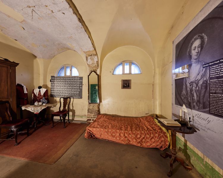 Mary Blandys cell at oxford castle and prison