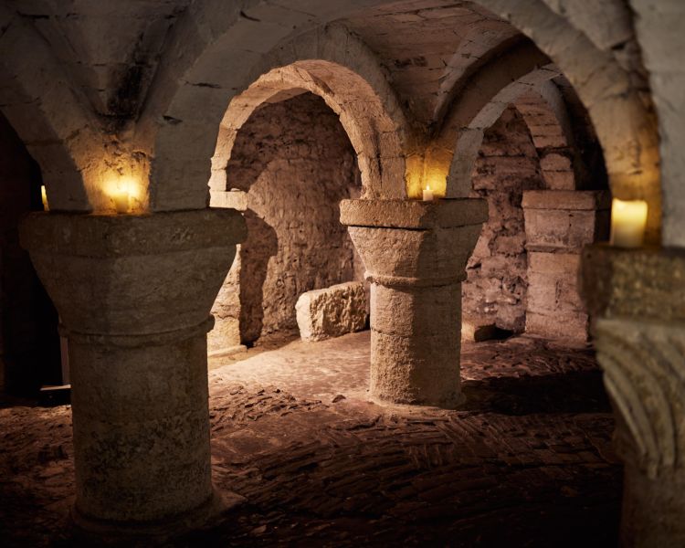 Oxford Castle Prisons crypt at oxford castle and prison