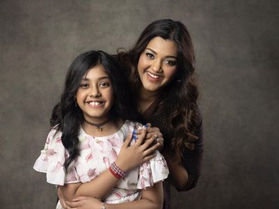 catwalk mother and daughter photoshoot