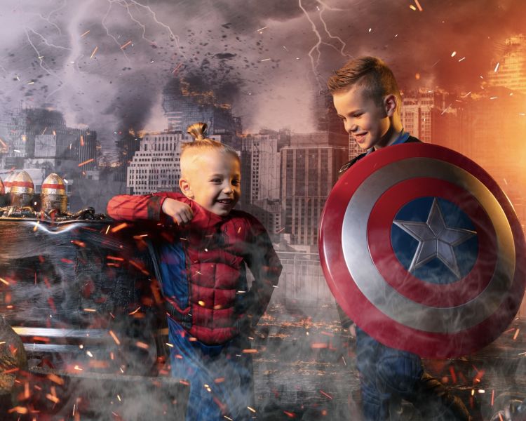 superhero photoshoot experience