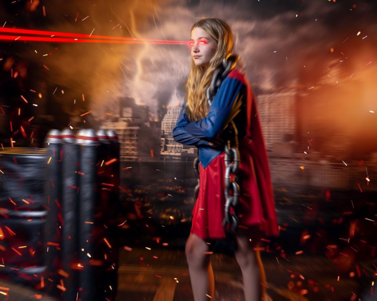 superhero photoshoot experience