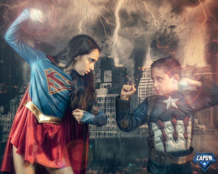 superhero photoshoot experience