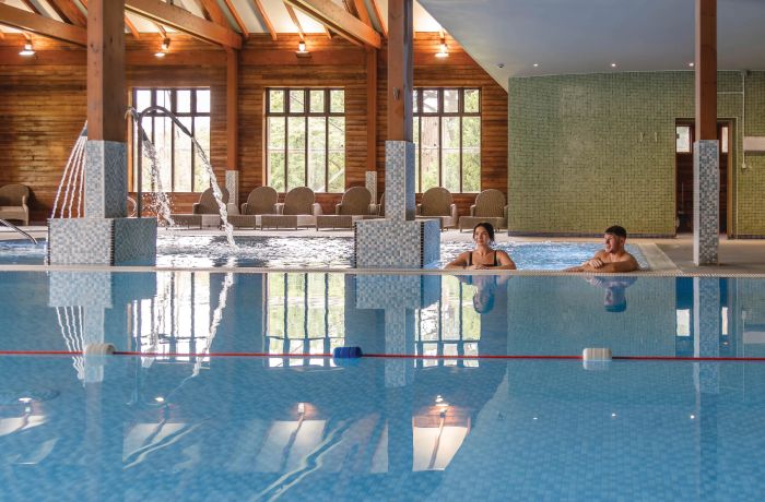 couple in swimming pool at bannatyne health club and spa