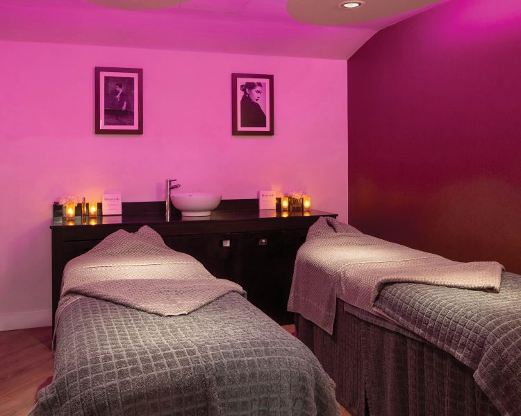 spa treatment room at a bannatyne health club and spa