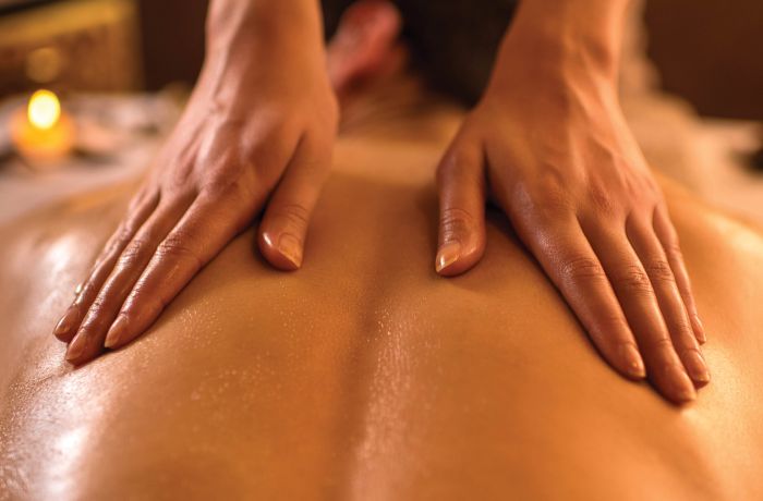 back massage at a bannatyne health club and spa
