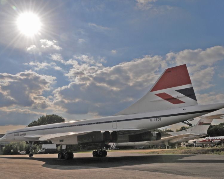 concorde in the sunshine art brooklands museum