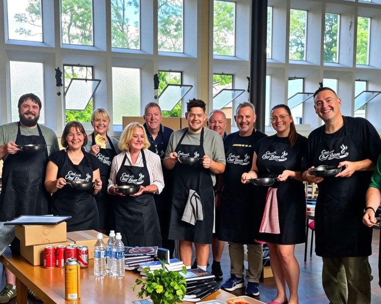 People at balti cooking class in birmingham