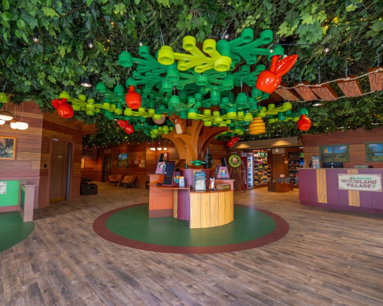 Reception at woodland village legoland