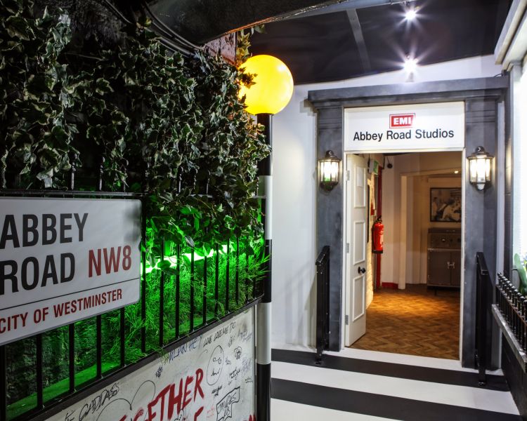 abbey road display at the beatles story museum in liverpool
