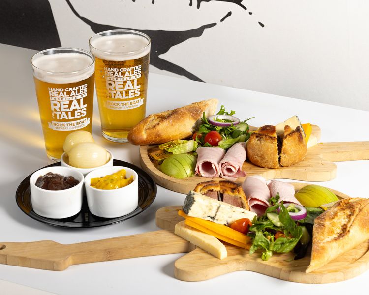 Ploughmans lunch at beatles story liverpool