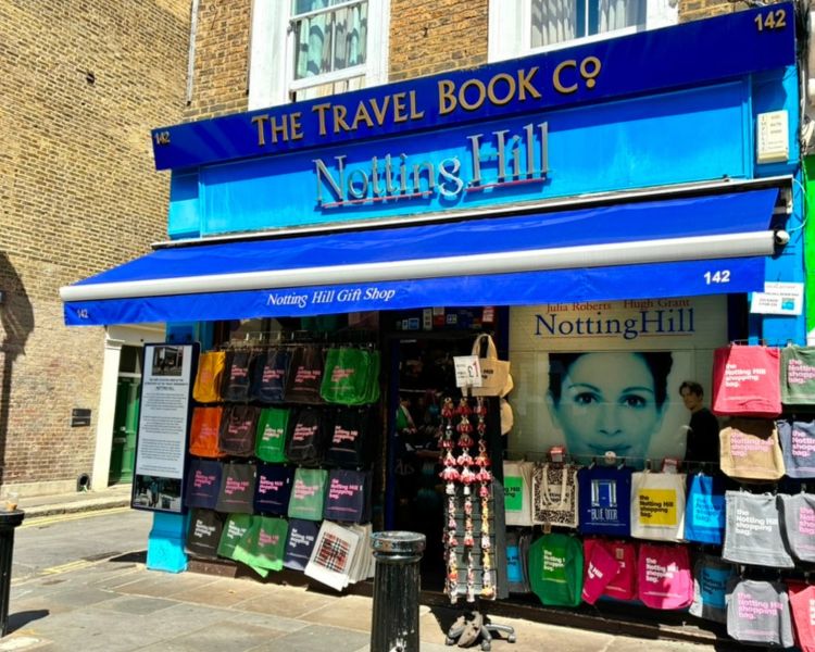The travel book co shop in notting hill