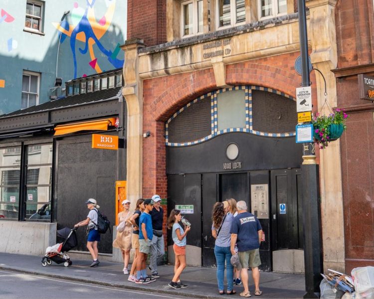 Soho lofts in london seen on beatles walking tour