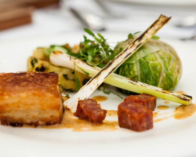 meal at restaurant of bannatyne darlington hotel
