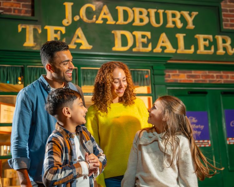 family at cadbury world