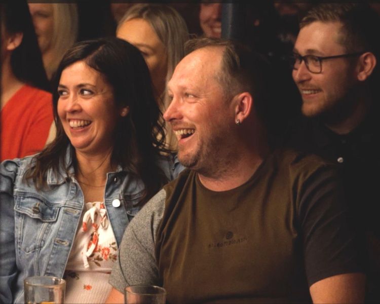 audience watching performance at the boat show comedy club in london