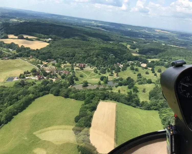 25 minute kent heritage helicopter flight experience
