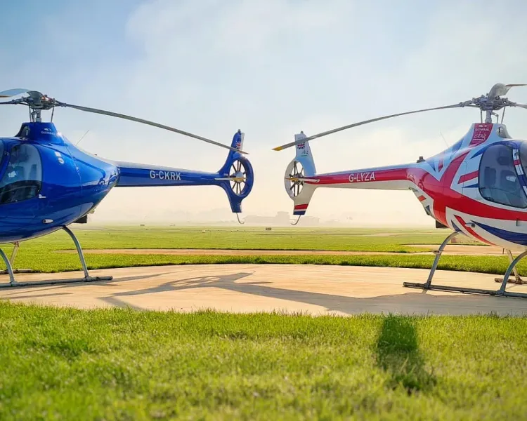 Helicopter flying lesson guimbal cabri g2 6