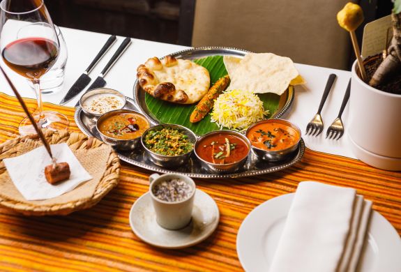 michelin dining at benares indian restaurant in mayfair london
