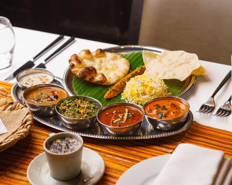 michelin dining at benares indian restaurant in mayfair london