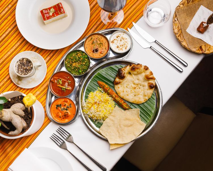 michelin dining at benares indian restaurant in mayfair london