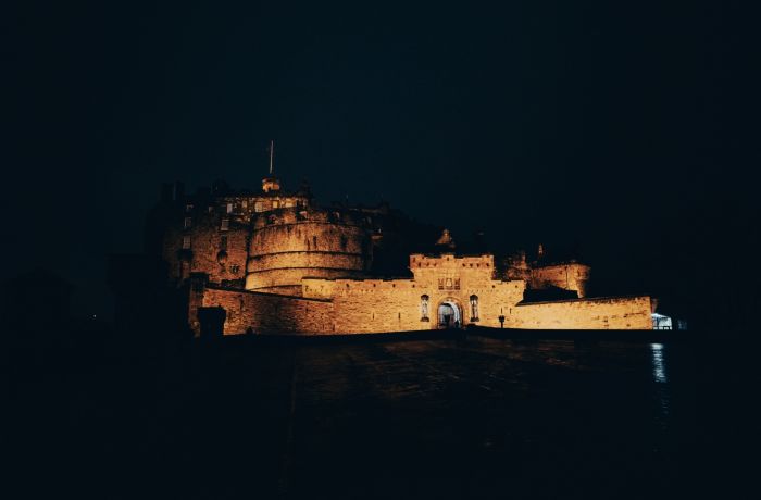 Edinburgh at night