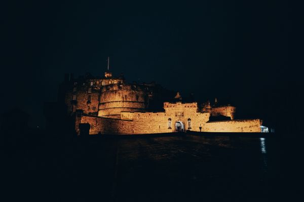 Edinburgh at night