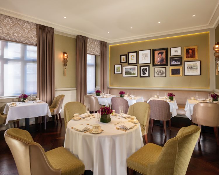 24 karat gold afternoon tea room at kona in london