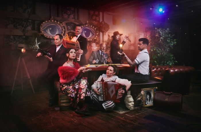 Promo shot for the magicians table immersive show