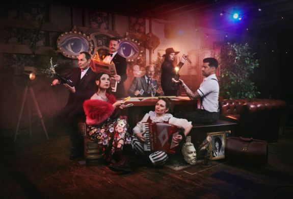 Promo shot for the magicians table immersive show