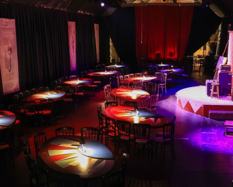 Premium tables at the magicians table immersive show