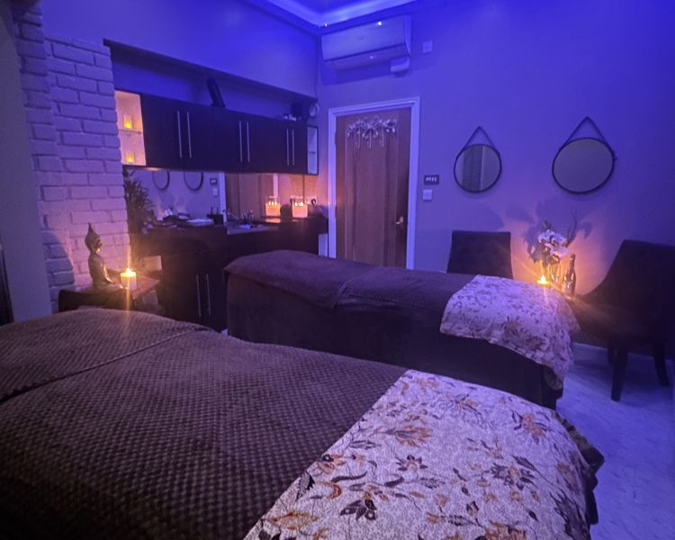 Beds in treatment room at vspa retreat